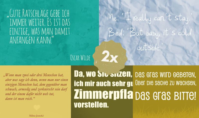 B-Waren-Bundle | 10 POSTKARTEN DIN A6